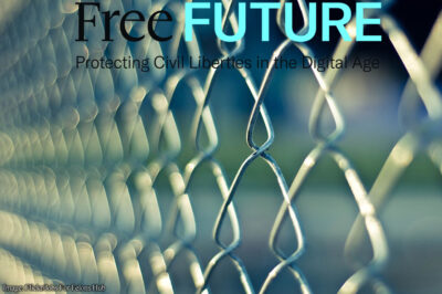 A chain-link fence viewed at an angle